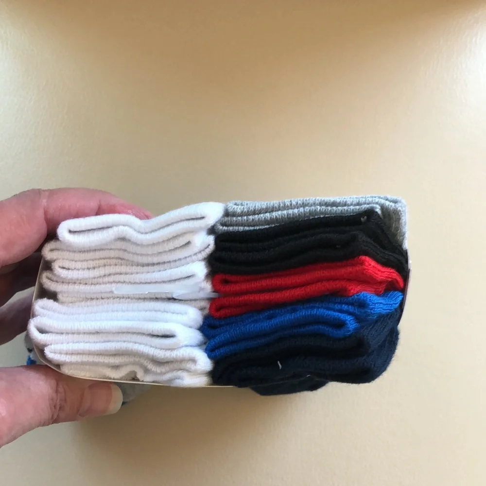 🌵3/$15 10 pairs medium toddler boys low cut multi color socks (see description)